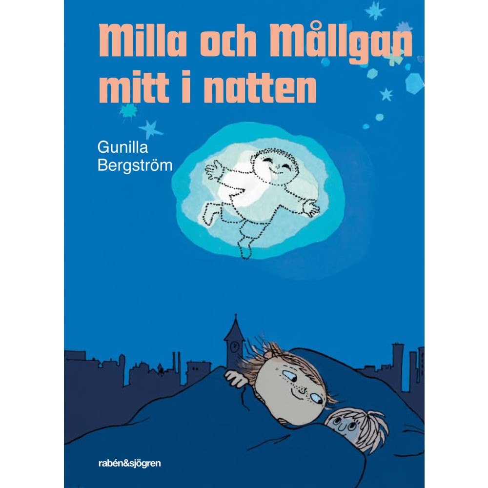 Gunilla Bergström Milla och Mållgan mitt i natten (bok, kartonnage)