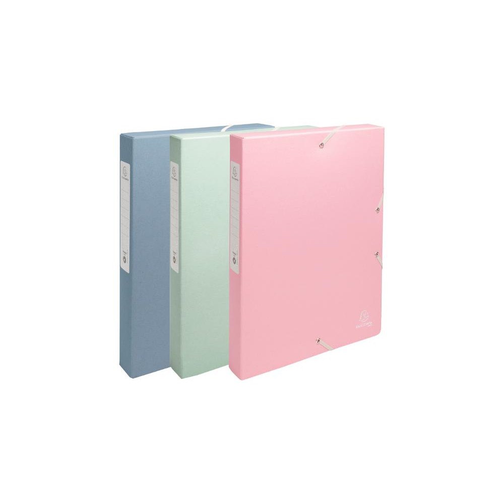 EXACOMPTA Boxmapp AutentiK 40mm 600g sort. 8/fp