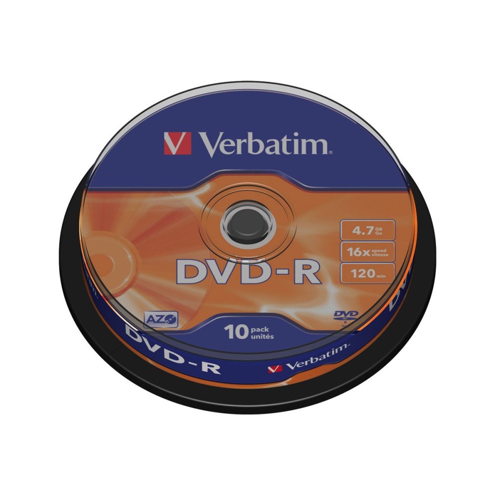 VERBATIM Verbatim - DVD-R x 10 - 4.7 GB - lagringsmedier