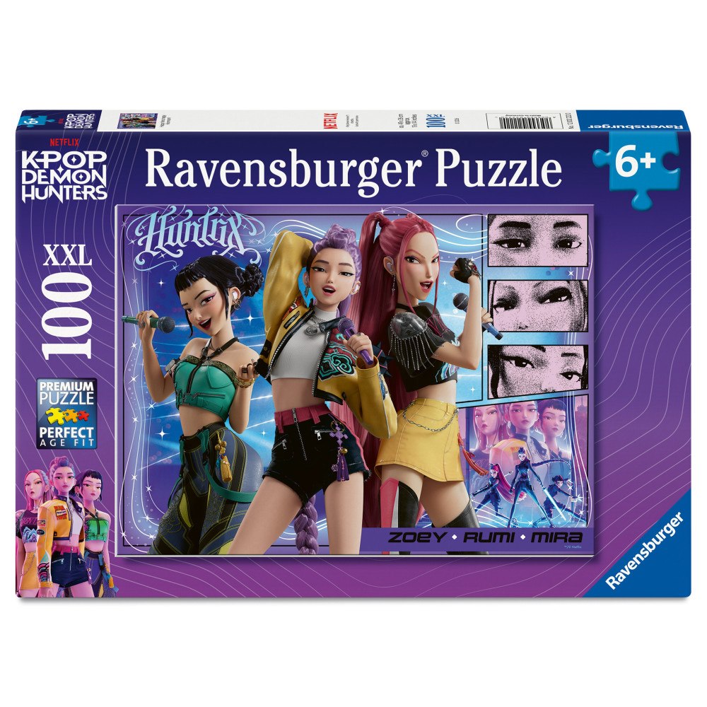 Ravensburger K-Pop Demon HuntersHappy fans, happy Honmoon! Pussel 100p