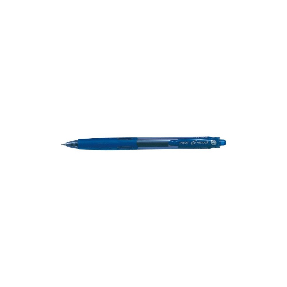 Pilot Pen Gelpen, Pilot BeGreen G-Knock, genopfyldelig, 0,7 mm, blå, p...