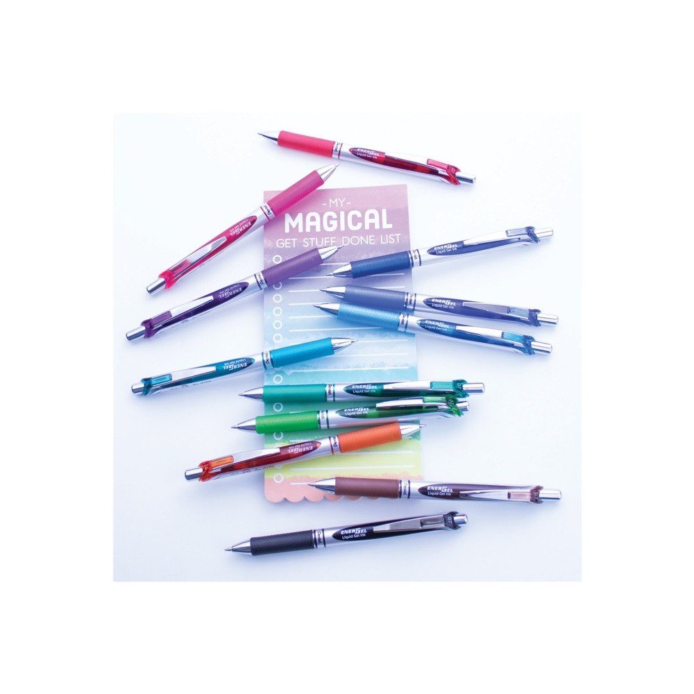 Pentel Gelpen, Pentel Energel BL77, genopfyldelig, 0,7 mm, lilla, p...