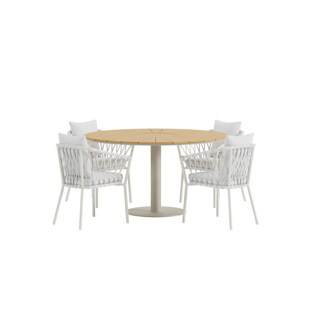 Venture Home Croft Matbord med Linos Stol