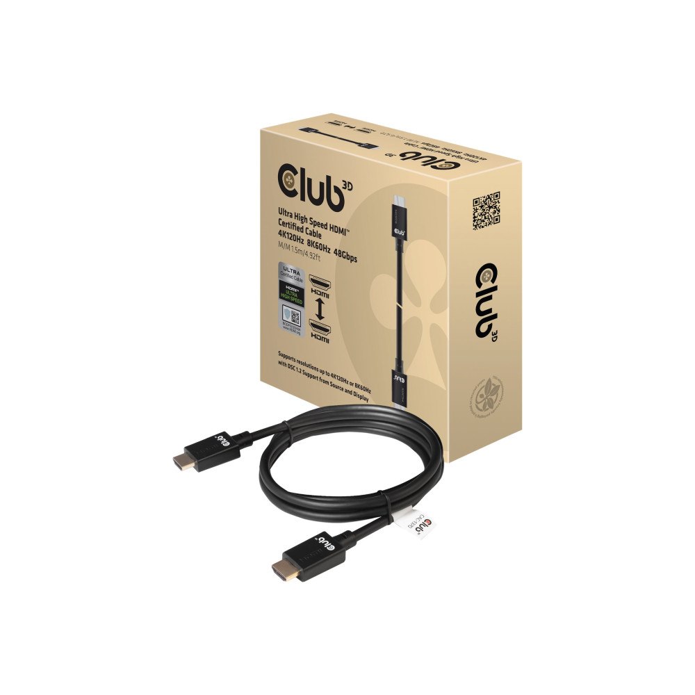 Club 3D Club 3D HDMI-kabel - 1.5 m