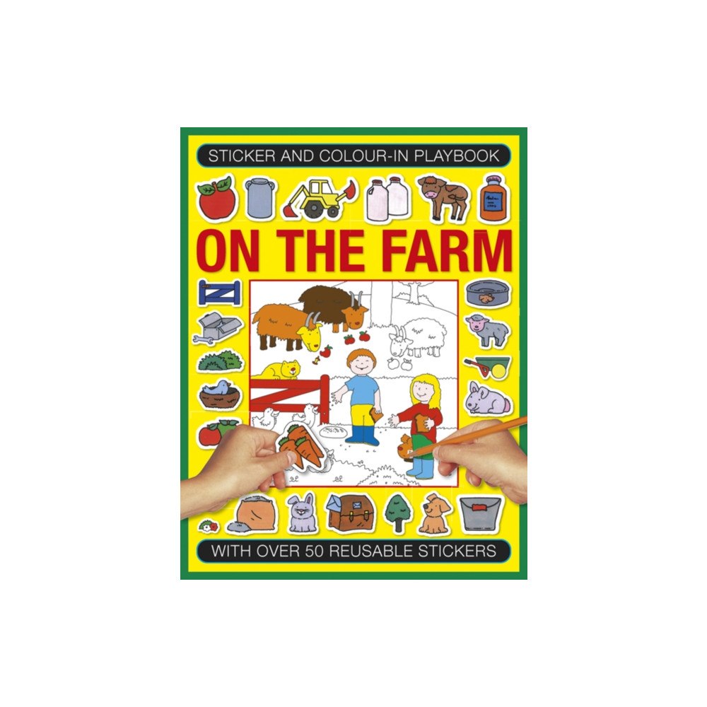 Anness publishing Sticker and Color-in Playbook: On the Farm (häftad, eng)
