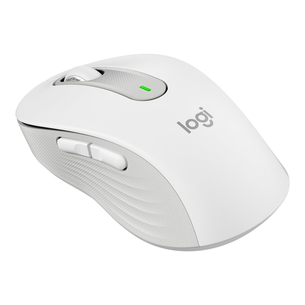 Logitech Logitech Signature M650 L LEFT - mus - stor storlek - 2.4 GHz, Bluetooth - offwhite
