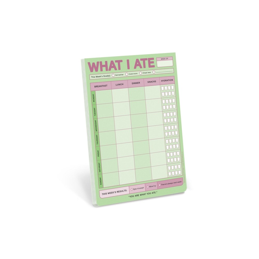 Knock Knock Knock Knock What I Ate Pad (Pastel Version)