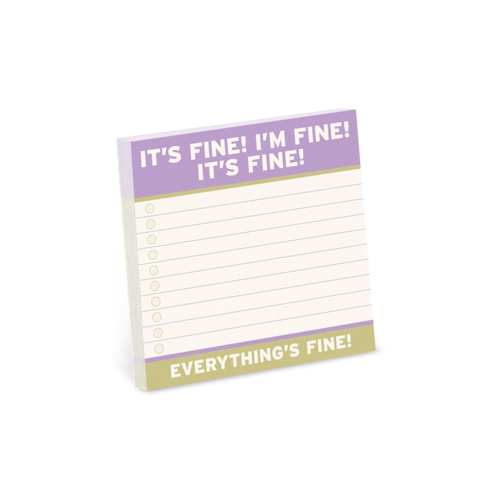 Knock Knock Knock Knock It’s Fine Large Sticky Notes (4x4in)