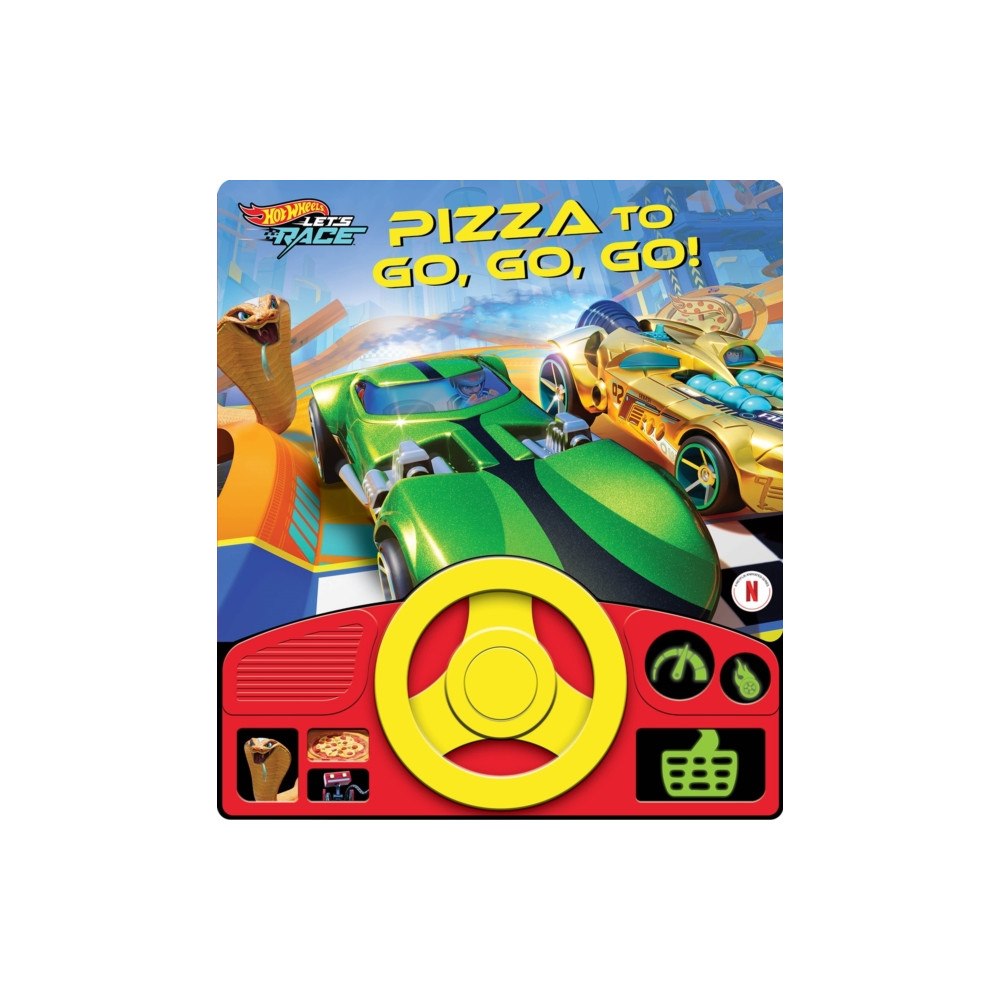 Pi Kids Hot Wheels Let's Race: Pizza to Go, Go, Go! Sound Book (bok, board book, eng)