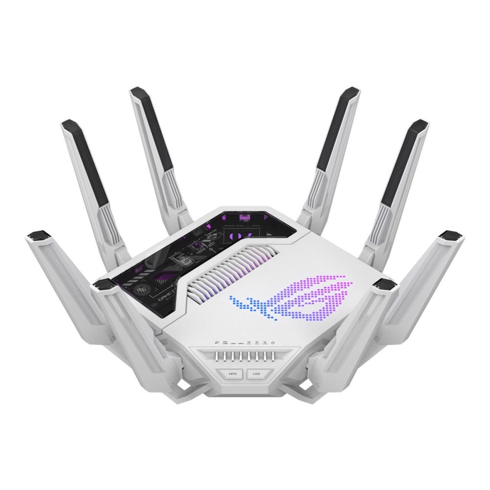 ASUS ASUS ROG Rapture GT-BE19000AI - trådlös router - Wi-Fi 7 - skrivbordsmodell