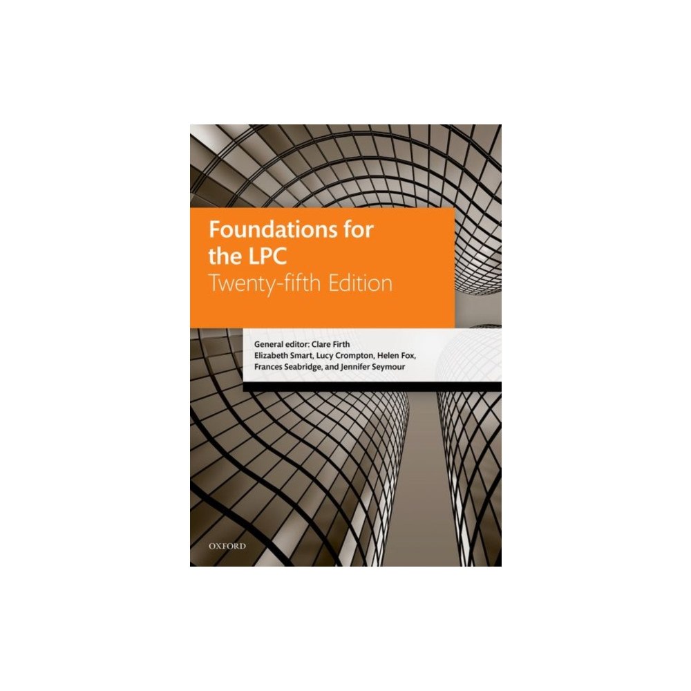 Oxford University Press Foundations for the LPC (häftad, eng)