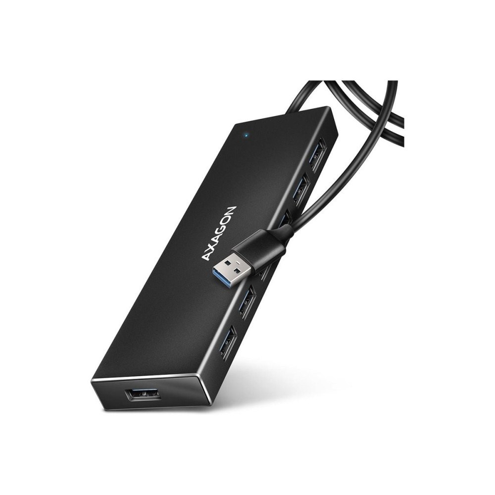 AXAGON AXAGON HUE-F7A - hubb - flat - 7 portar