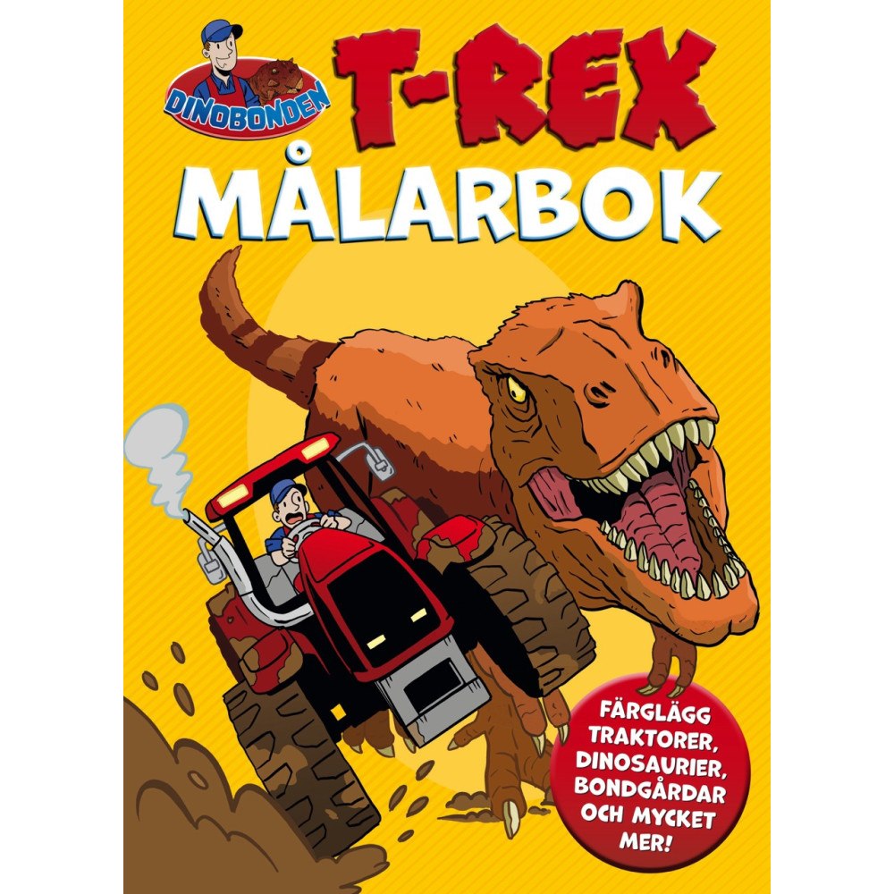 Tukan Förlag T-rex målarbok (häftad)