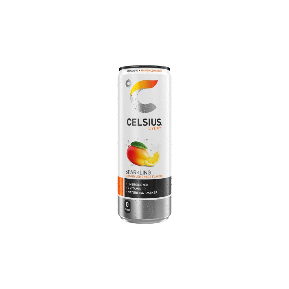 Celsius Celsius Mango Lemonade Energidryck 35,5 cl