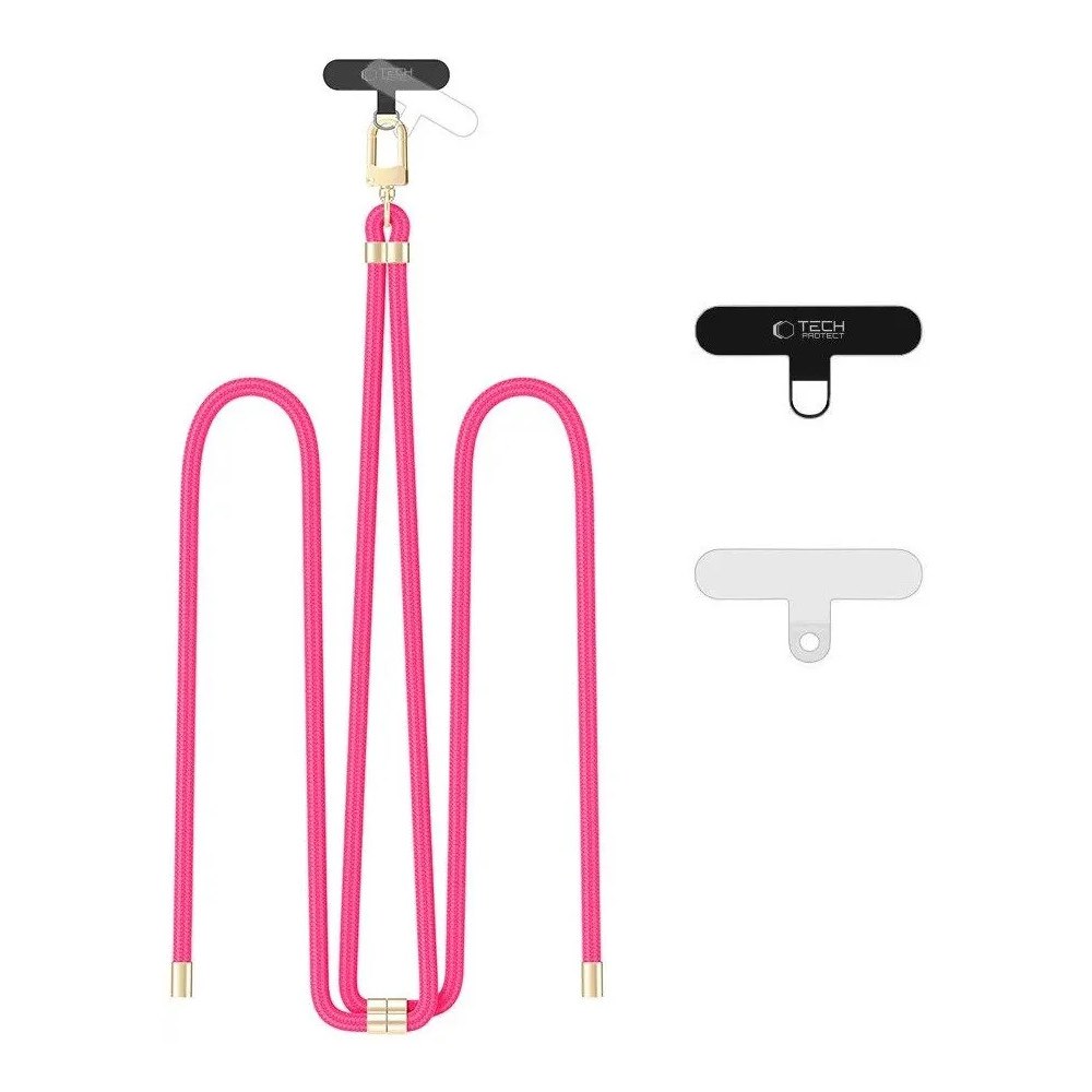 Tech-Protect Tech-Protect TECH-PROTECT C7S ROPE CROSSBODY STRAP HOT PINK/...