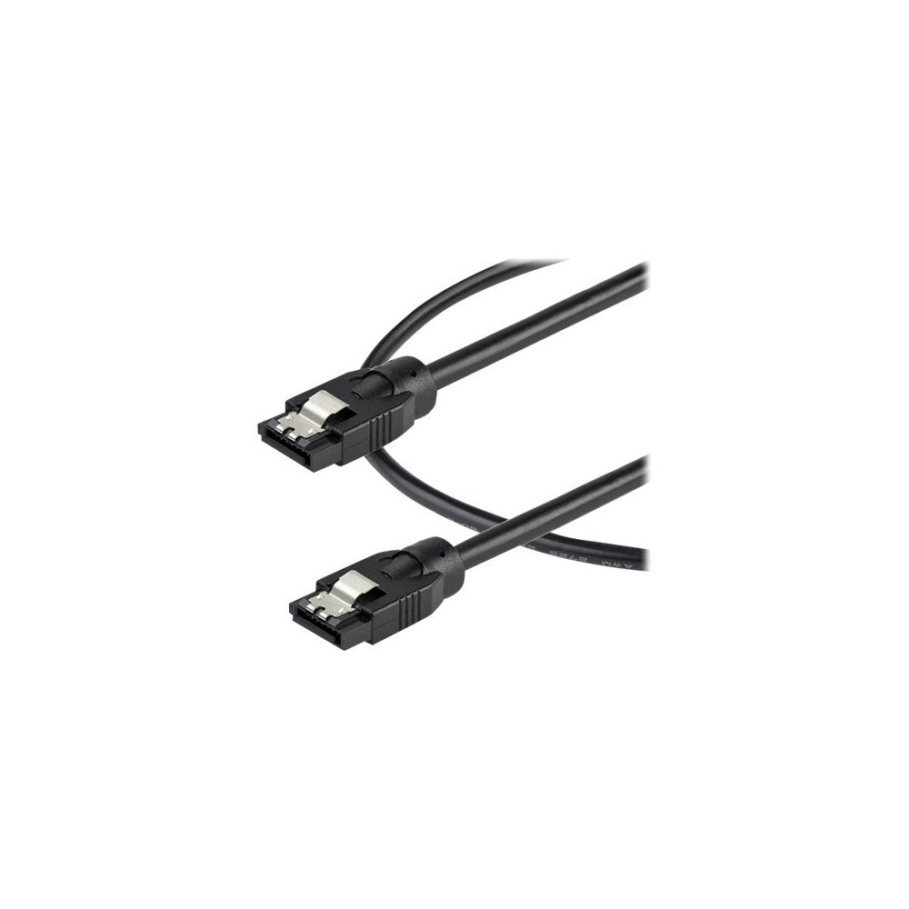 StarTech.com StarTech.com 0.6 m Round SATA Cable - Latching Connectors - 6Gbs SATA Cable - SATA-kabel - 60 cm