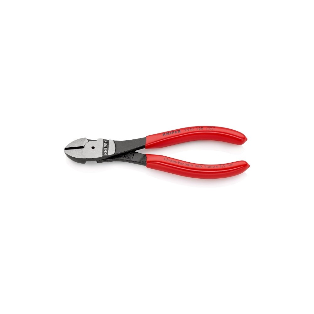 Knipex Knipex 74 01 160, Avbitartång, Kromvanadinstål, Plast, Röd,...