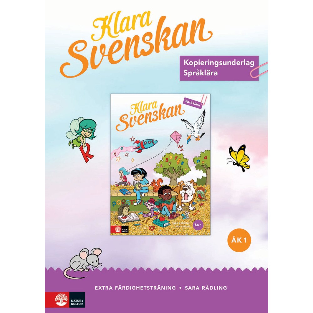 Sara Rådling Klara svenskan åk 1 Kopieringsunderlag Språklära färdighetsträning (bok, spiral)
