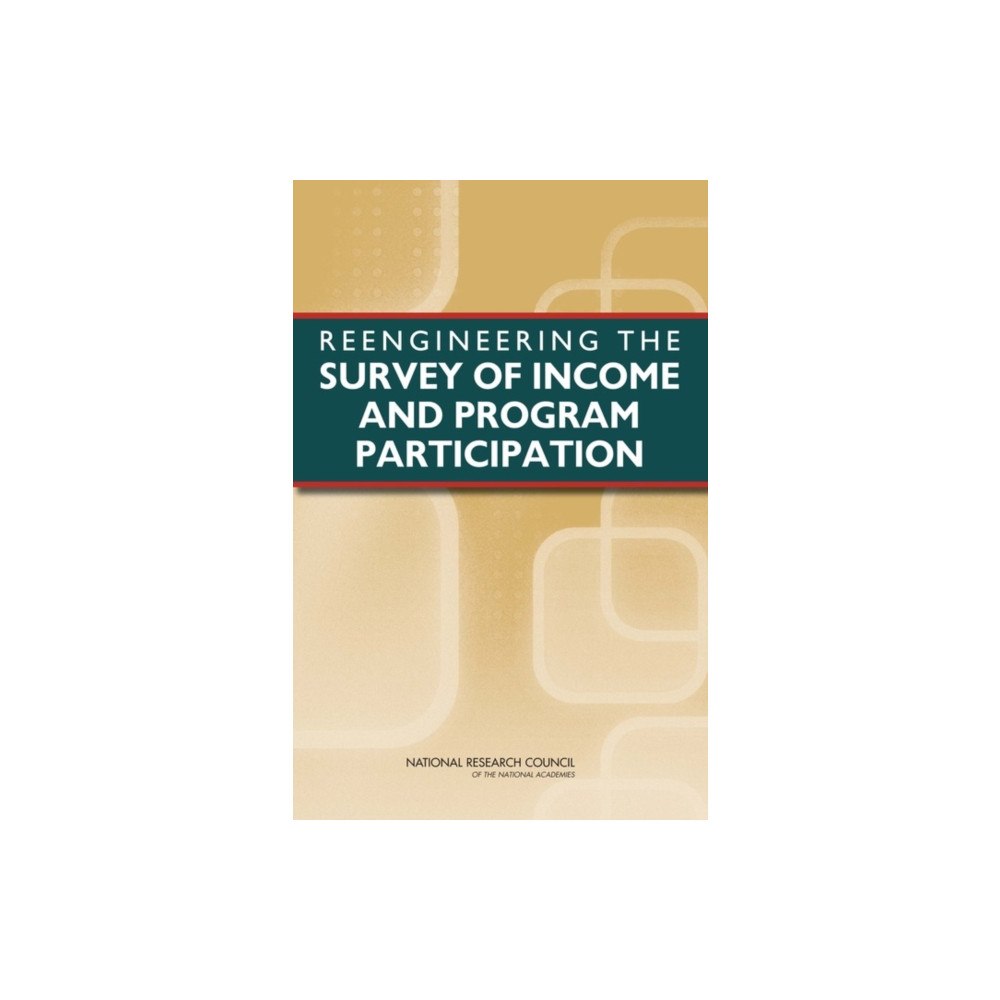 National Academies Press Reengineering the Survey of Income and Program Participation (häftad, eng)