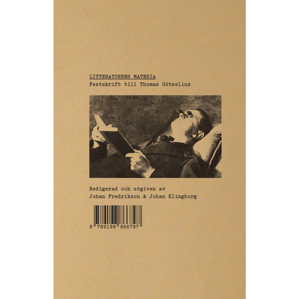 Glänta Produktion Litteraturens materia (häftad)