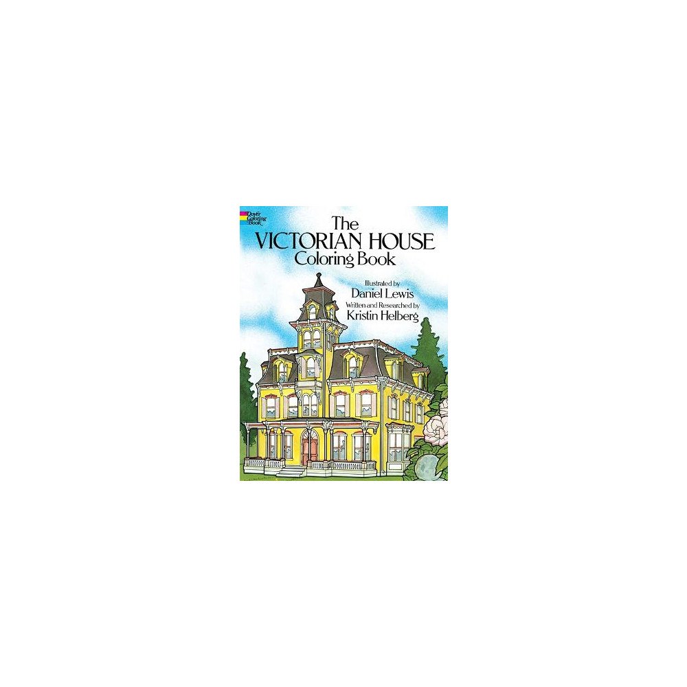 Kristin Helberg Victorian house colouring book (häftad, eng)