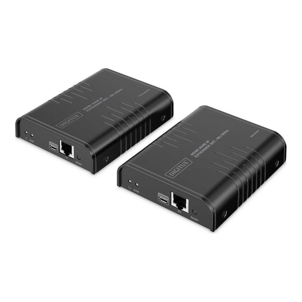 Digitus DIGITUS - Extender Set - förlängare för tangentbord/video/mus/USB - HDMI, 1GbE, USB 2.0