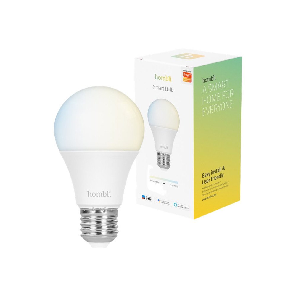 Hombli Hombli Smart - LED-glödlampa - E27 - 9 W - varmt till kallt vitt ljus - 2500-9000 K