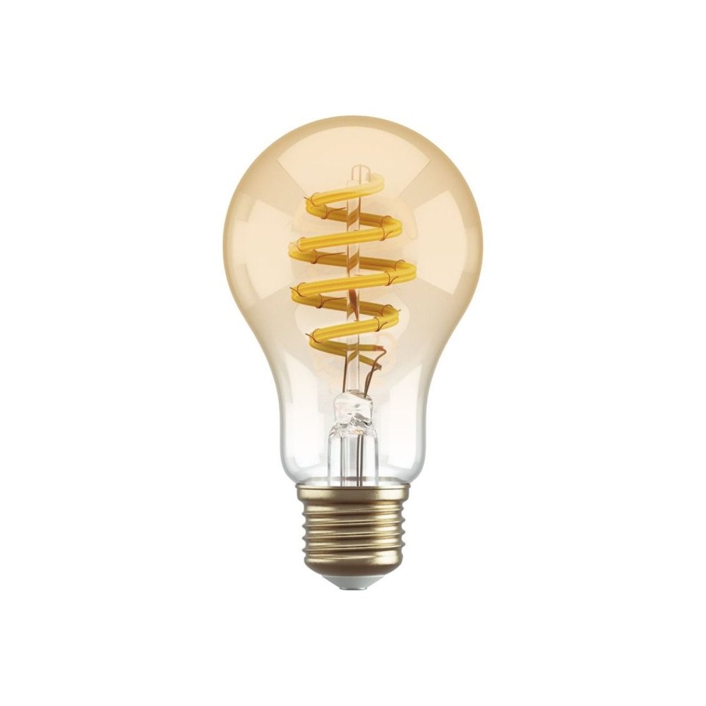 Hombli Hombli Smart - LED-glödlampa med filament - form: A60 - E27 - 5.5 W - varmt vitt ljus - 1800-2700 K - bärnsten