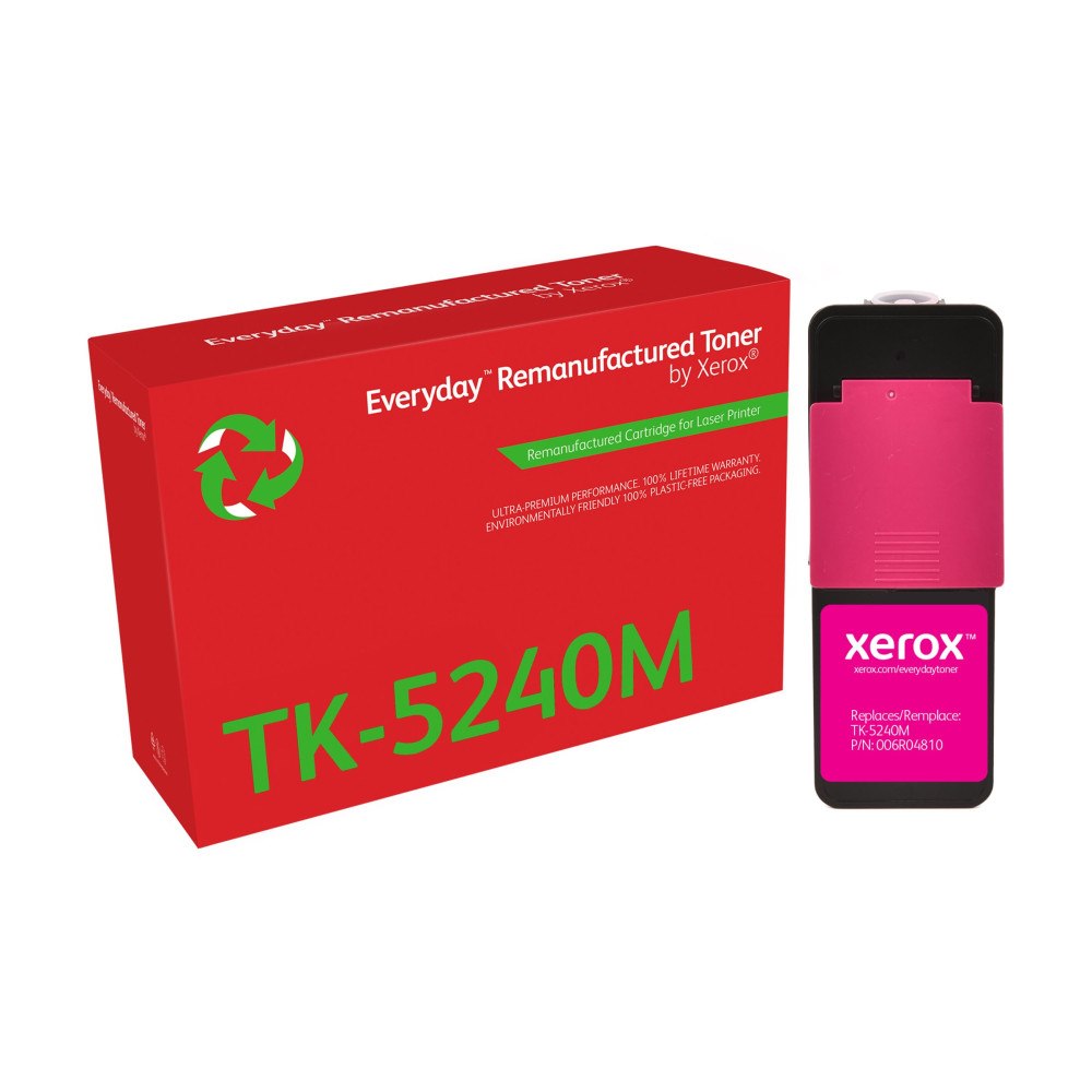 XEROX Everyday - magenta - kompatibel - återanvänd - tonerkassett (alternativ för: Kyocera TK-5240M) - Green World Alliance re...