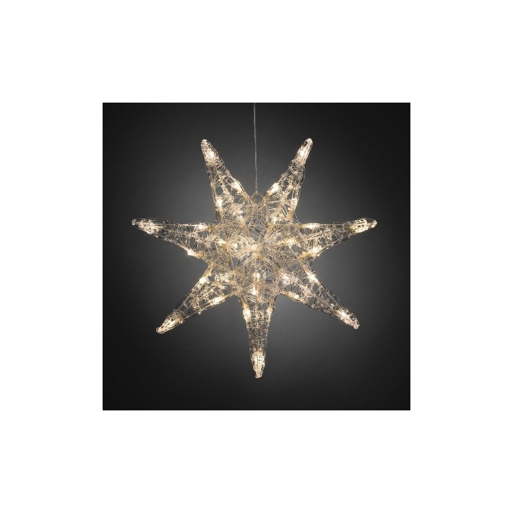 KONSTSMIDE Konstsmide 6110-103, Ljusdekoration, figur, Transparent, Pla...