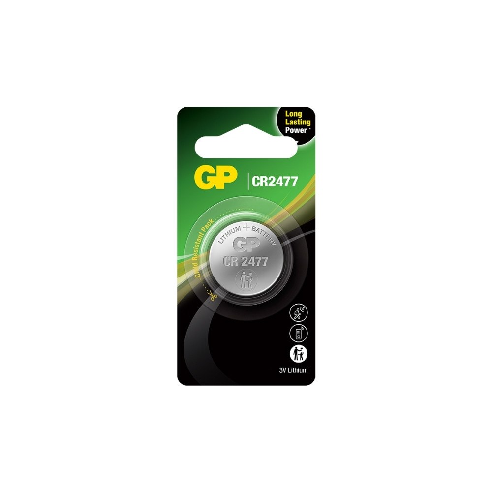 GP Batteries GP Batteries 103239, Engångsbatteri, CR2477, Lithium-Mangane...