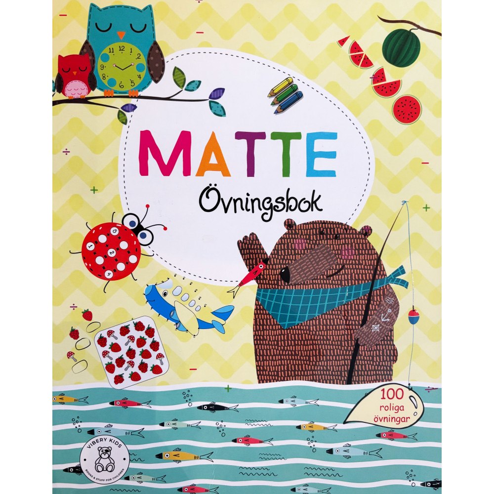 Vibery Kids Matteövningsbok : lär dig räkna (häftad)