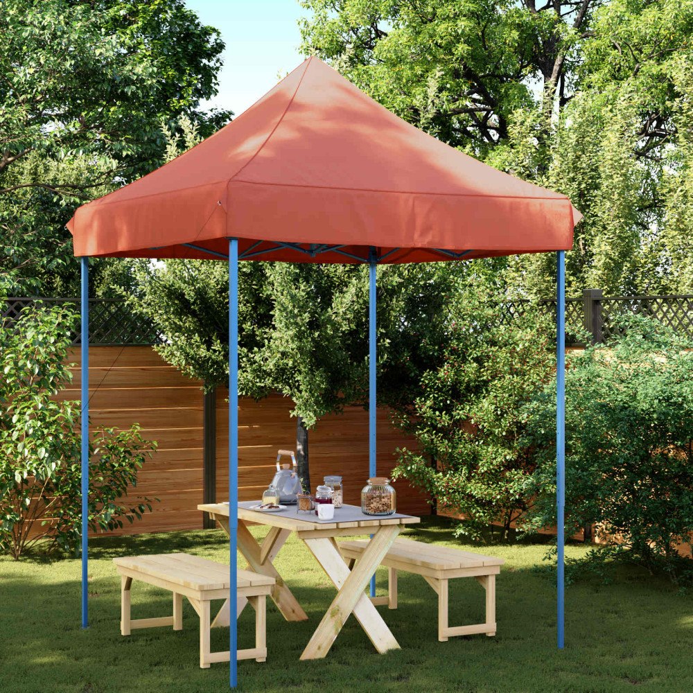 vidaXL Partytält Terracotta 200 x 200 x 306 cm Oxford Tyg