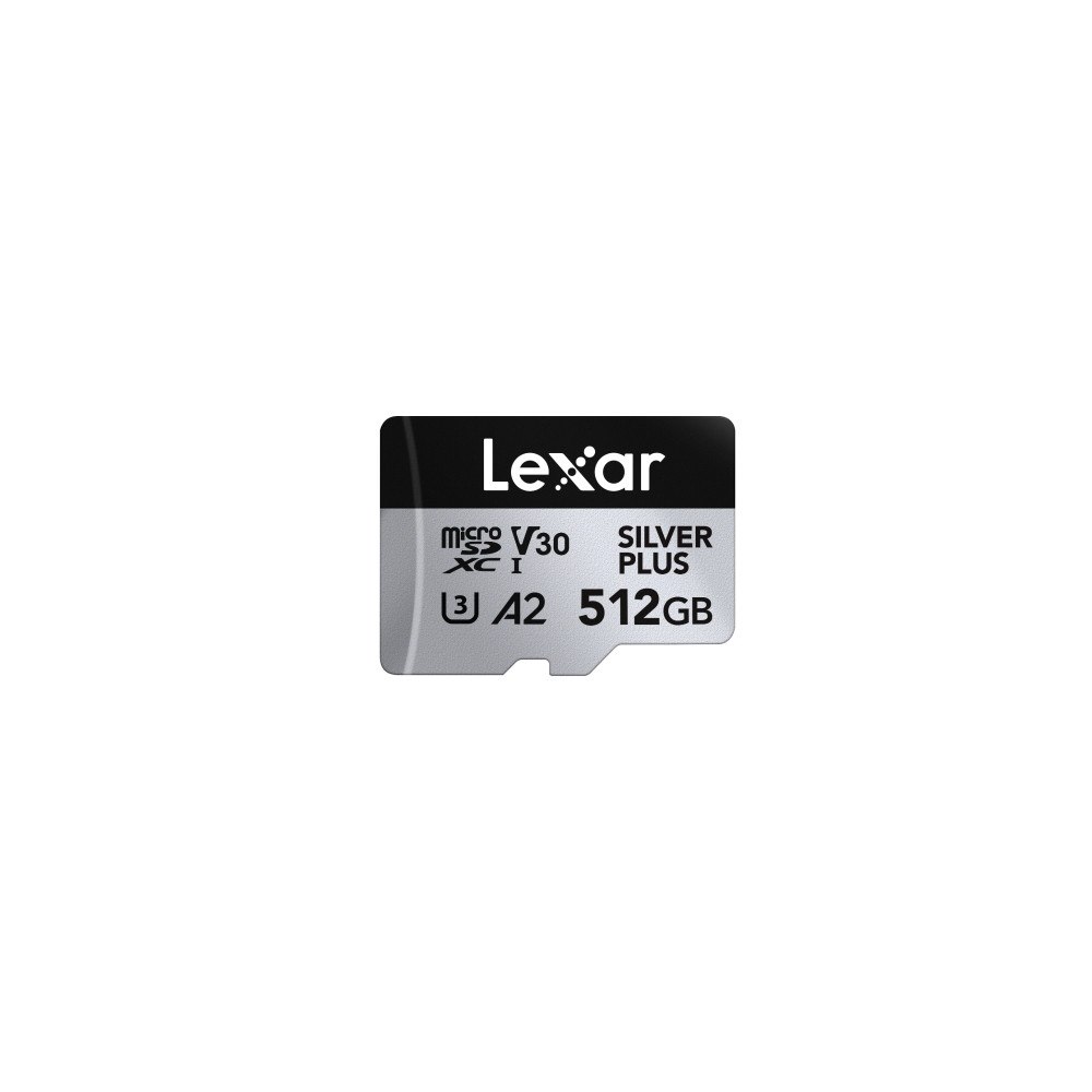Lexar Media Lexar Professional SILVER PLUS, 512 GB, MicroSDXC, UHS-I, 20...