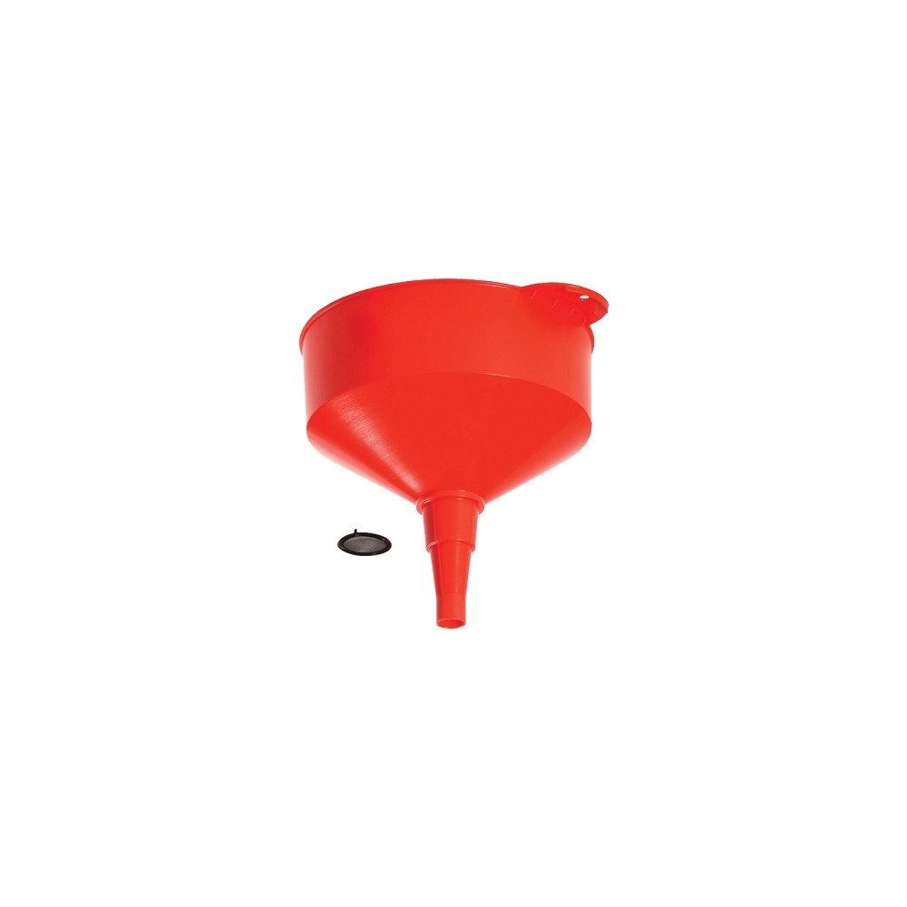 Dansk Værktøjs Agentur ApS HALLBAUER tratt plast röd med avtagbar sil och hög kant KT 2...