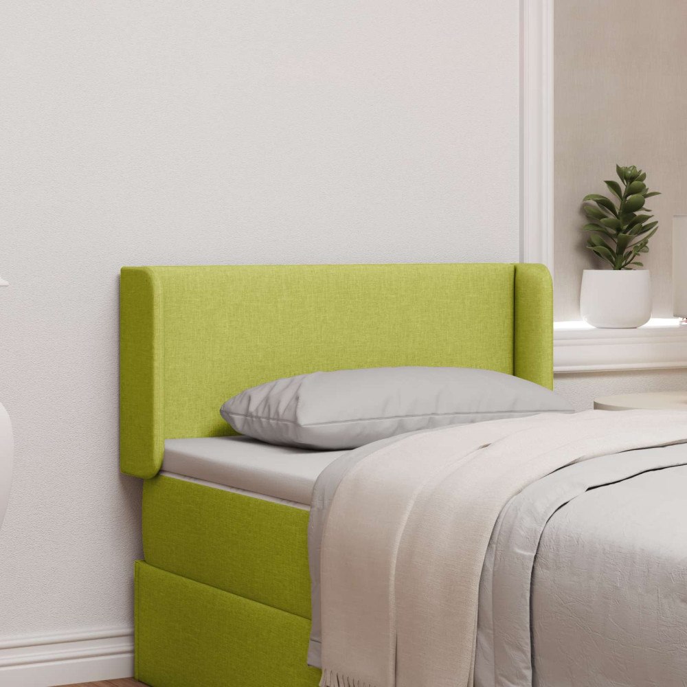 vidaXL Sänggavel Öra Grön 40,5 x 40,5 x 4 cm tyg