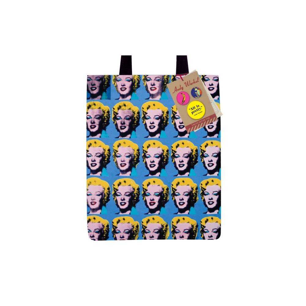 Galison Andy Warhol Marilyn Tote Bag