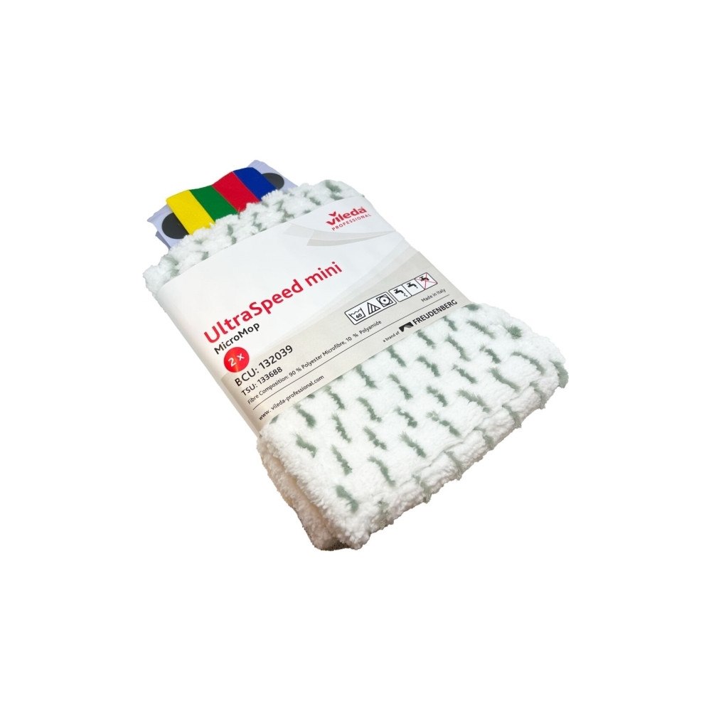 Abena Vileda UltraSpeed Mini fukt- & våtmopp i mikrofiber 30 cm vi...
