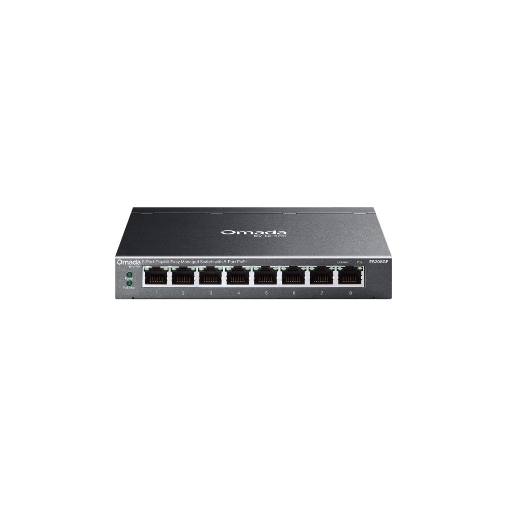 TP-LINK TP-Link Omada ES208GP V1 - switch - 8 portar - Administrerad