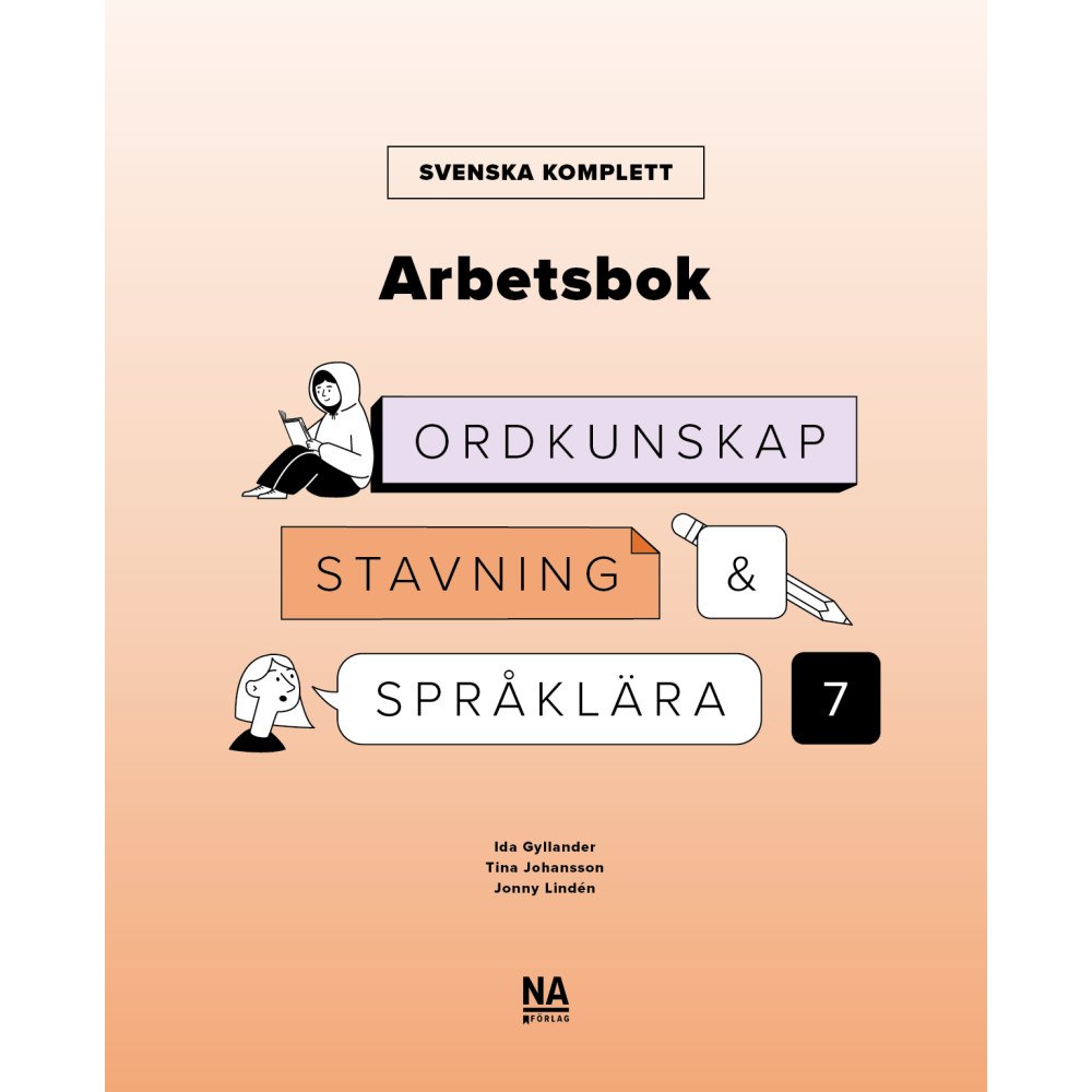 Jonny Lindén Svenska Komplett – Arbetsbok – Ordkunskap, stavning och språklära Åk 7 (häftad)