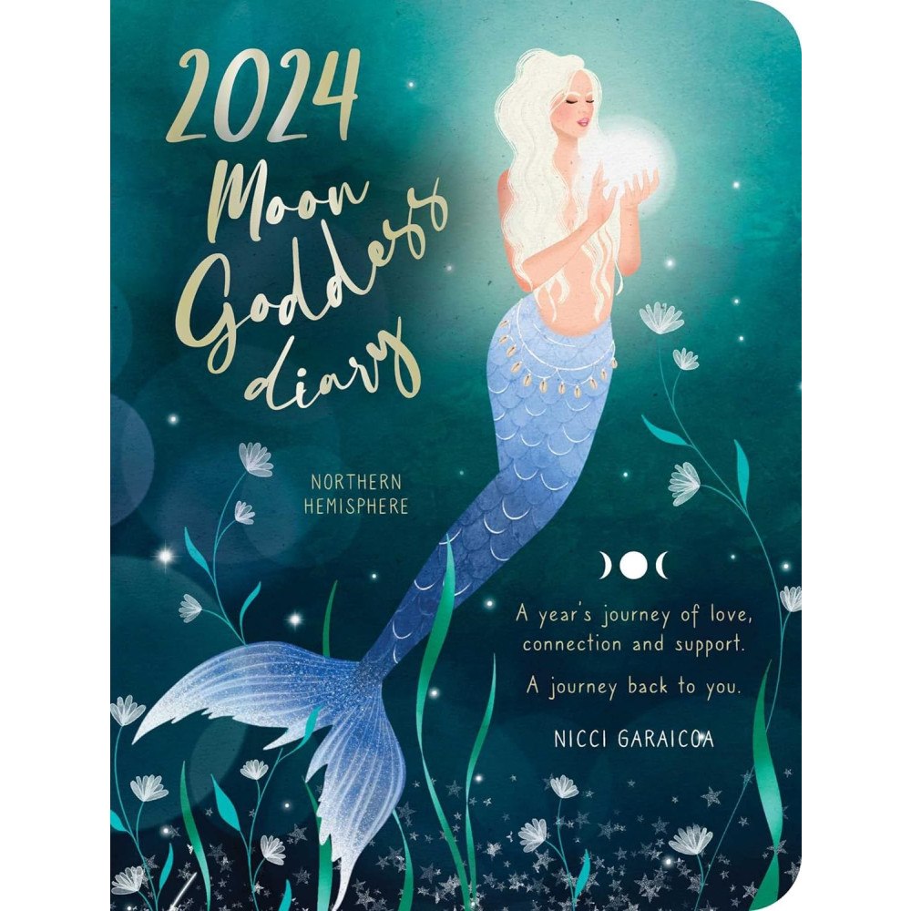 Rockpool Publishing 2024 Moon Goddess Diary - Northern Hemisphere (inbunden, eng)