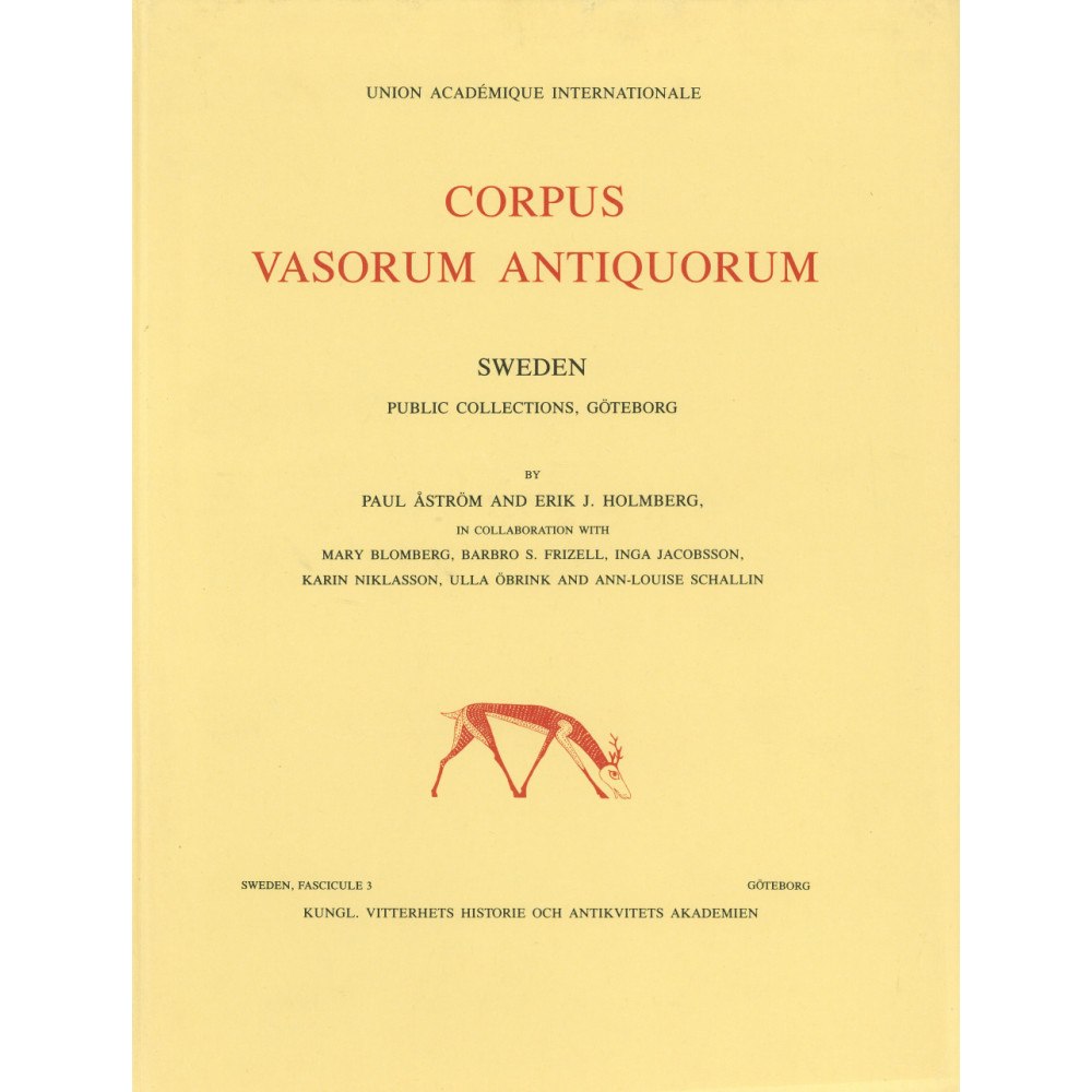 Paul Åström Corpus vasorum antiquorum. 3 : Public collections, Göteborg (inbunden)