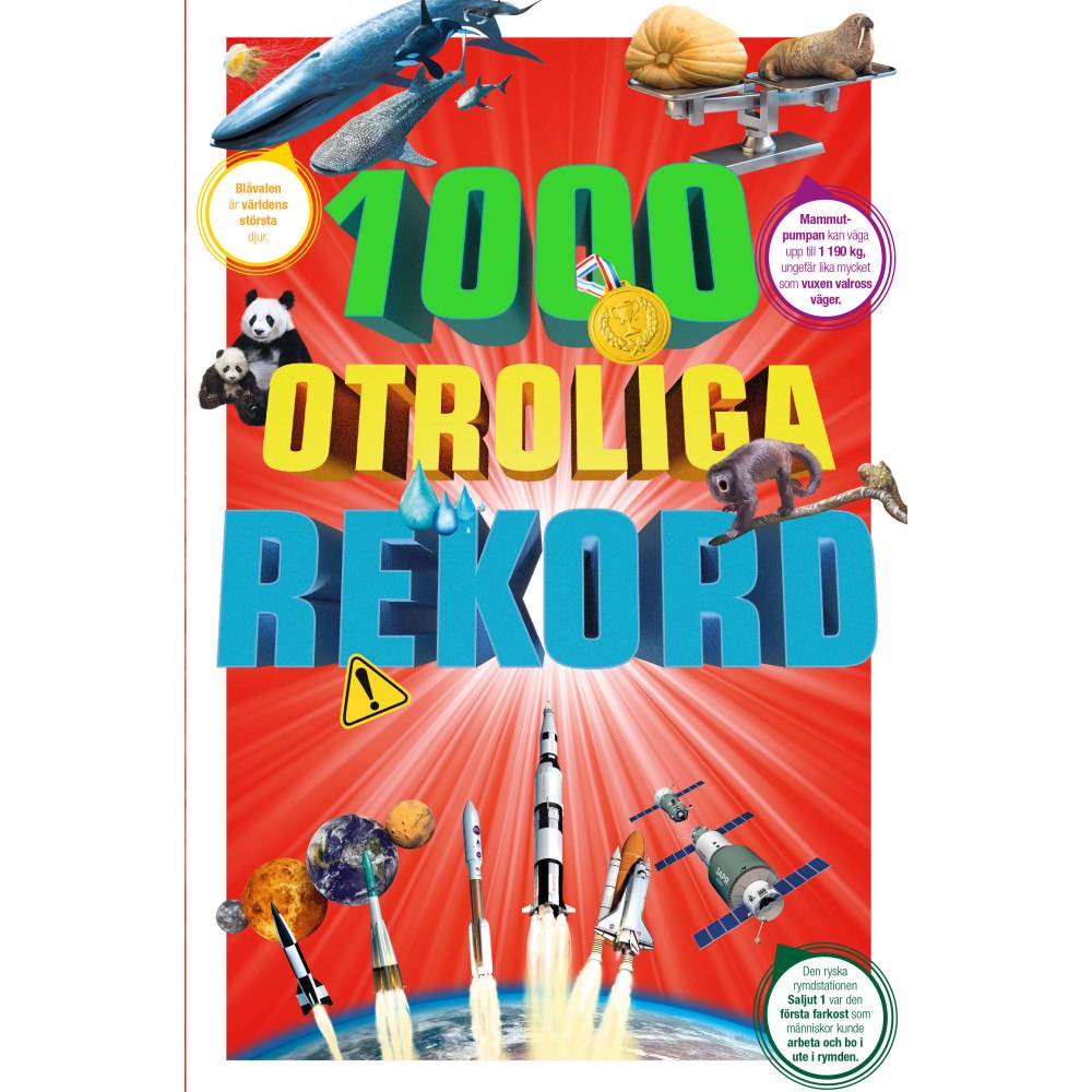 Tukan Förlag 1000 otroliga rekord (inbunden)