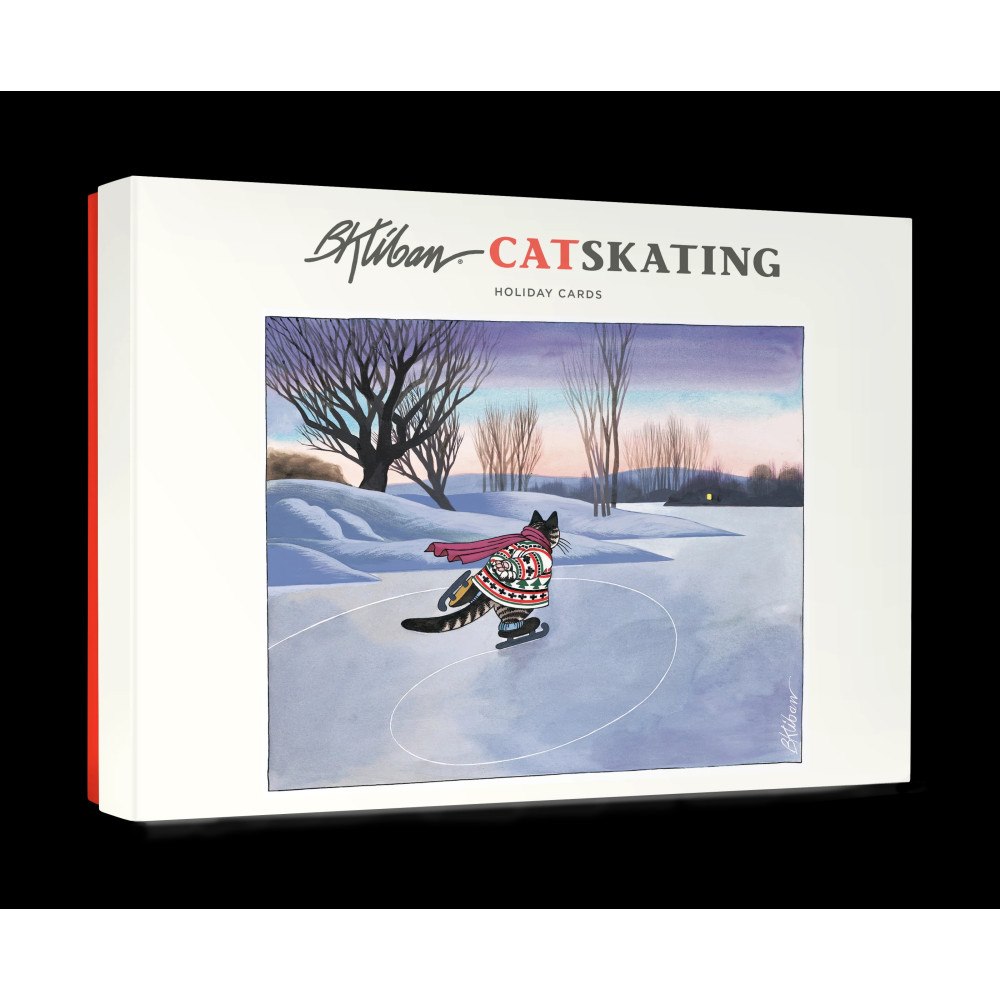 Angell Eurosales B. Kliban: CatSkating Holiday Cards