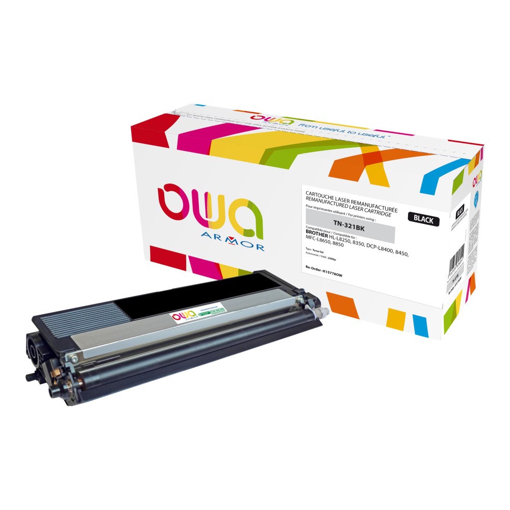 Armor OWA - svart - kompatibel - återanvänd - tonerkassett (alternativ för: Brother TN321BK)
