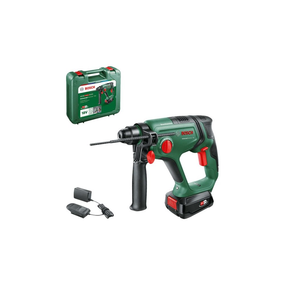 Bosch Group Bosch UniversalHammer 18V - roterande hammare - sladdlös laddare medföljer