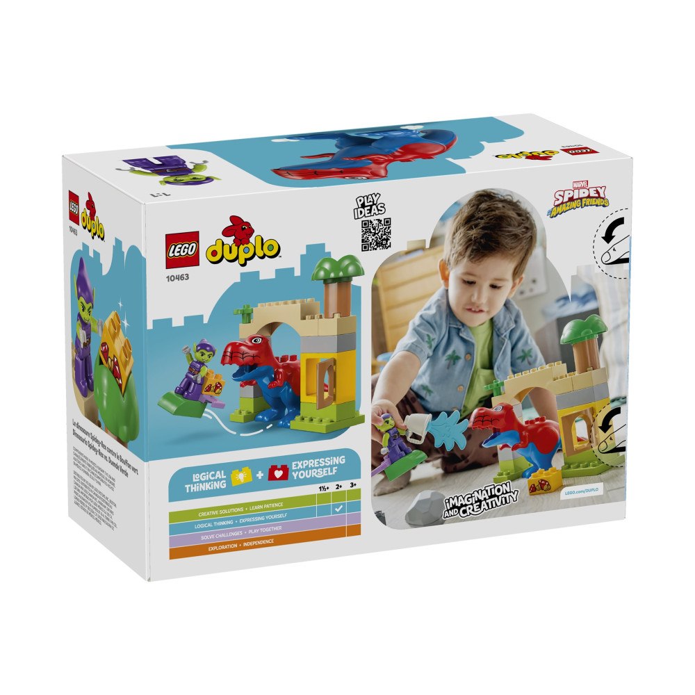 LEGO LEGO DUPLO 10463 - Dinosaurs Spidey-Rex mot Green Goblin - byggsats