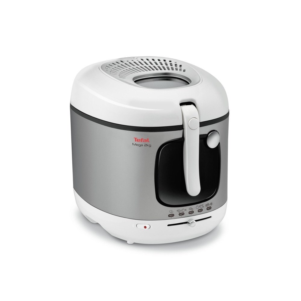Tefal Tefal Mega FR4800 XXL - fritös - silvergrå/vit