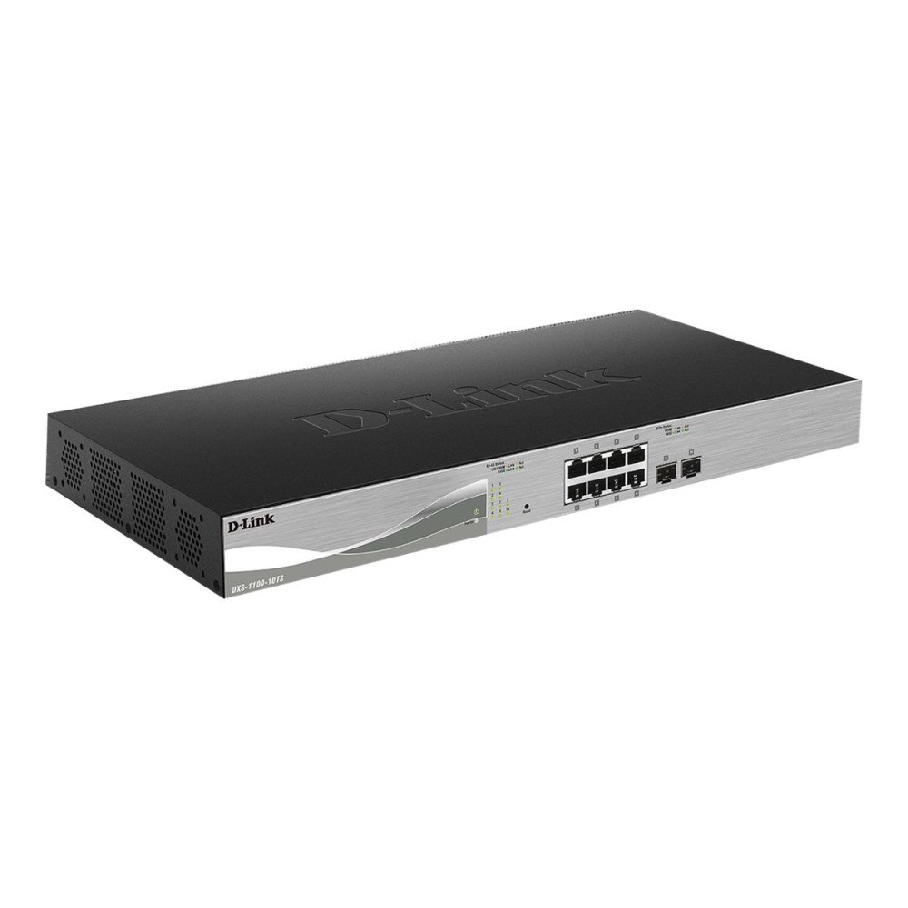 D-Link Systems D-Link DXS 1100-10TS - switch - 8 portar - smart - rackmonterbar