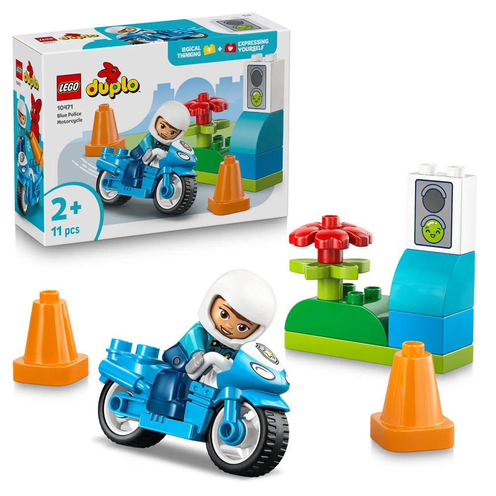 LEGO® LEGO® DUPLO® 10471 Modrá policejní motorka